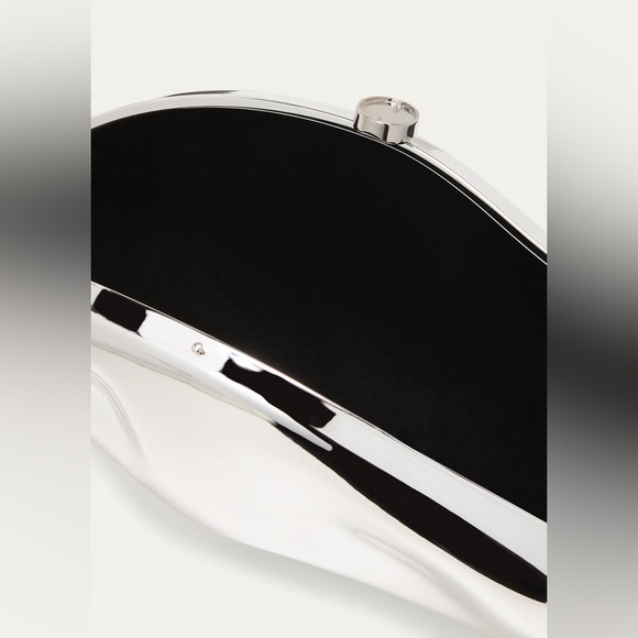 Cult Gaia Caldera Metallic Clutch Bag - Picture 2 of 5